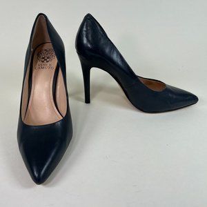 Vince Camuto Blue Leather Pump Heels Sz 8.5